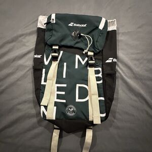 Babolat Club AXS Wimbledon Tennis Backpack 191526 Adjustable Green